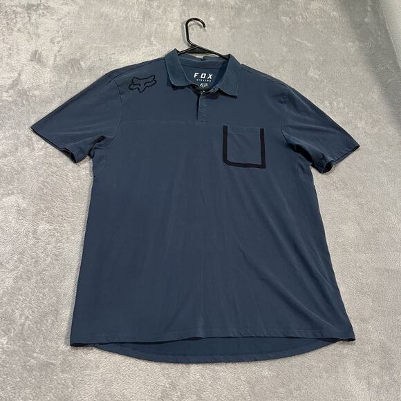 Fox Airline Polo Shirt Mens Large TruDri Performance Lightweight 21218 Golf Casu - Picture 1 of 8